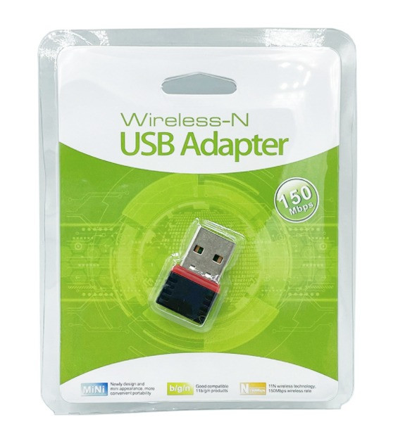 Trådlöst nano WiFi USB-nätverkskort 150 Mbps