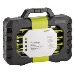 Skruvmejsel & mejselset - Goobay 58 delar precision skruvmejselset med 40 olika bits