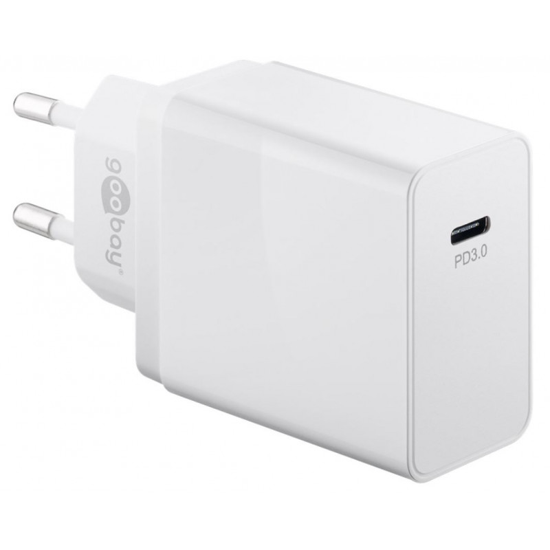 Laddare och kablar - Strömadapter med USB-C PD (Power Delivery) 25W, snabbladdning