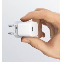 Laddare och kablar - Snabbladdande kompakt strömadapter med USB-C PD (Power Delivery) 20W