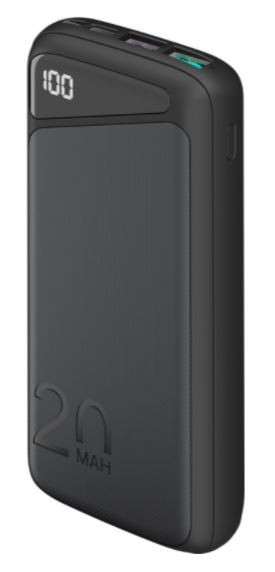 Goobay snabbladdande PowerBank batteri på 20.000mAh med USB-C PD, QC 3.0