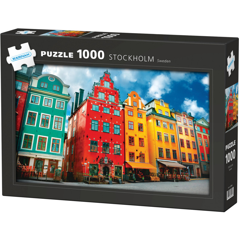Spel & minispel - Pussel med Stockholmsmotiv, 1000 bitar