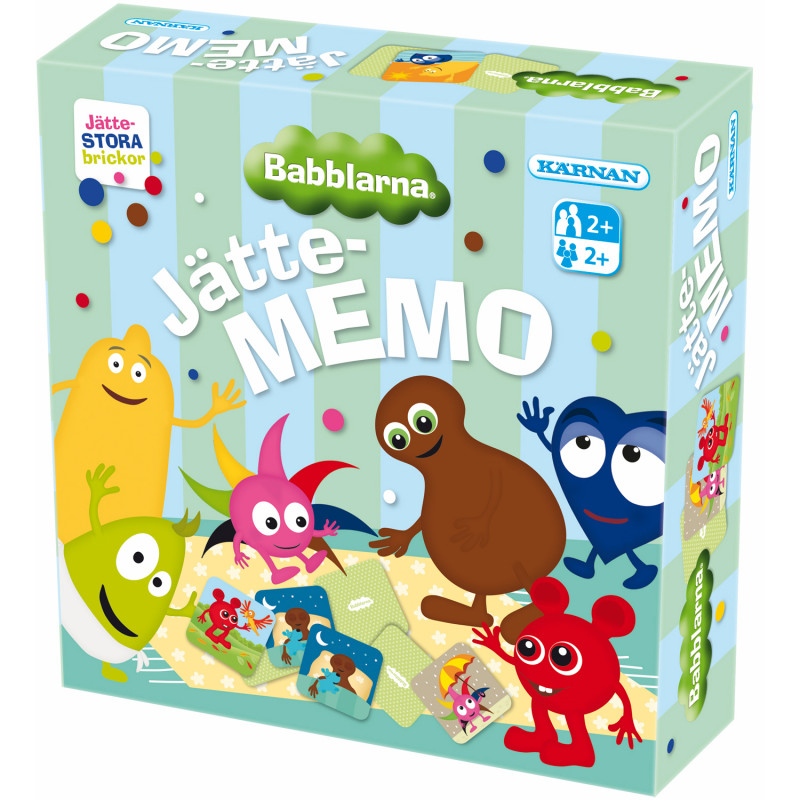 Spel & minispel - Babblarna Jättememo spel