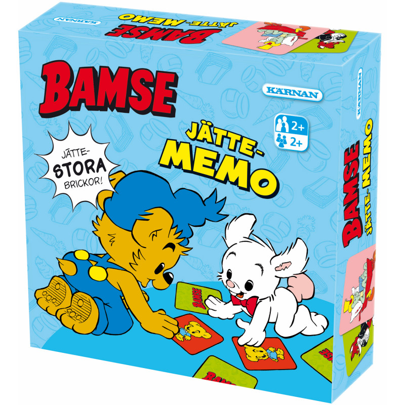 Spel & minispel - Bamse Jättememo spel