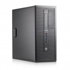 Stationär dator begagnad - HP Elitedesk 800 G1 Tower i5 8GB 128SSD (beg)