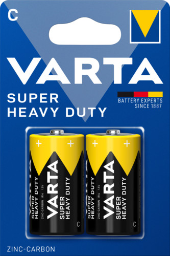 Varta Super Heavy Duty C-batterier R14 2-pack