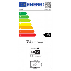 TV-apparater - Luxor 50-tums 4K Smart LED-TV med WiFi