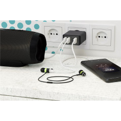 Laddare och kablar - Goobay strömadapter med 4xUSB, 30W max