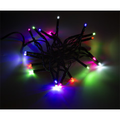 Ljusslingor - Nordic Home flerfärgad LED ljusslinga, 1.5m 20st LED och timerfunktion