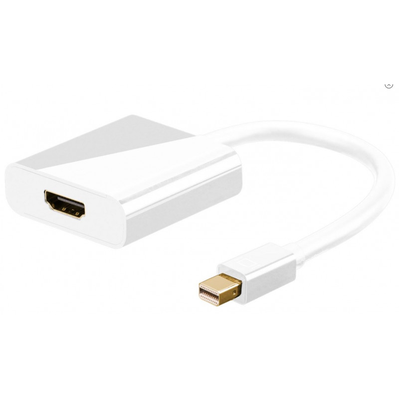 Skärmkabel & skärmadapter - Mini DisplayPort till HDMI-adapter 2.2 4K@30Hz