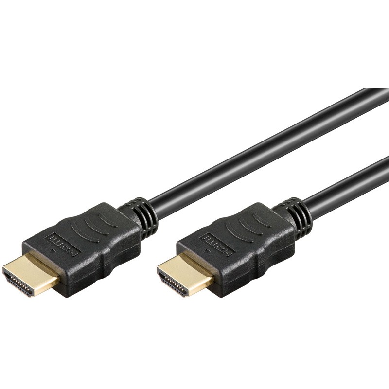 HDMI-kabel med stöd för 4K 3D i olika längder (beg) (1.8 meter)
