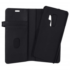 Skal och fodral - Buffalo Magnetiskt 2-i-1 Plånboksfodral i läder till Samsung Galaxy S9