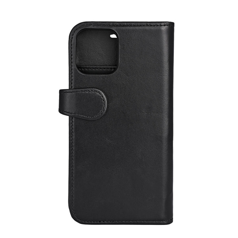 Fodral och skal - Buffalo Magnetiskt 2-i-1 Plånboksfodral i äkta läder till iPhone 12 / 12 Pro