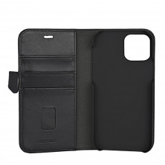 Fodral och skal - Buffalo Magnetiskt 2-i-1 Plånboksfodral i äkta läder till iPhone 12 / 12 Pro