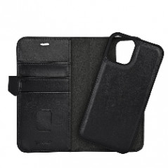 Fodral och skal - Buffalo Magnetiskt 2-i-1 Plånboksfodral i äkta läder till iPhone 12 / 12 Pro