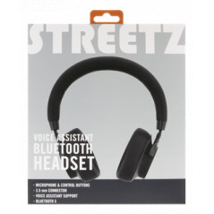 Over-ear - Streetz Bluetooth-hörlur med Voice Assistant