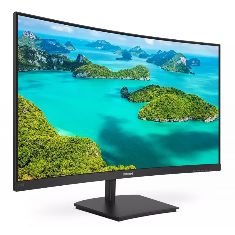 25 - 34" Datorskärm - Philips 27" E-line 271E1 Välvd Full HD-skärm med VA-panel (fyndvara)