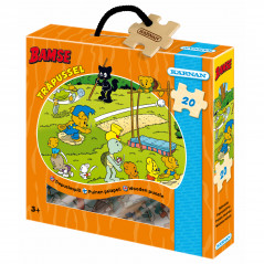 Spel & minispel - Träpussel Bamse, 20 bitar