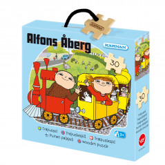 Spel & minispel - Träpussel Alfons Åberg, 30 bitar