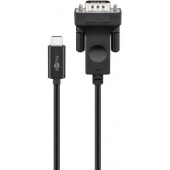 USB-C skärmadapter - Goobay USB-C till VGA-kabel, 1.8 m