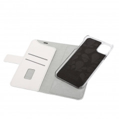 iPhone 12 - Onsala Magnetic Plånboksfodral 2-i-1 till iPhone 12 / 12 Pro Saffiano White