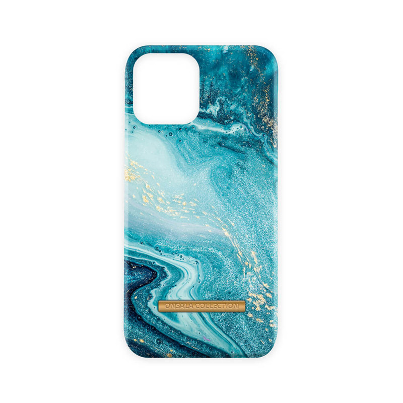 Fodral och skal - Onsala mobilskal till iPhone 12 Pro Max Soft Blue Sea Marble