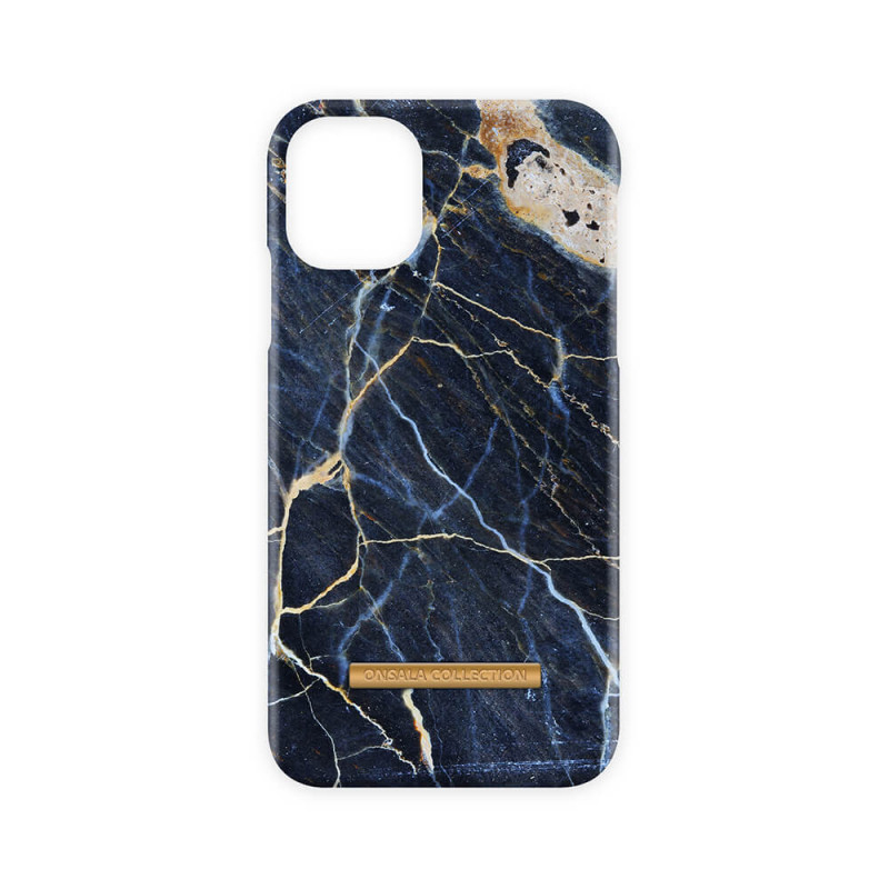 Skal och fodral - Onsala mobilskal till iPhone 11 Soft Black Galaxy Marble