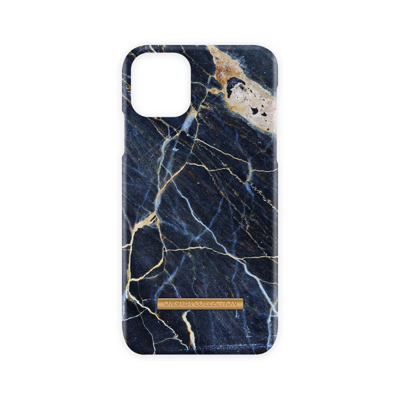 Skal och fodral - Onsala mobilskal till iPhone 11 Pro Max Soft Black Galaxy Marble