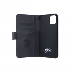 Fodral och skal - Gear Plånboksfodral med magnet skal 2-i-1 till iPhone 11 Black