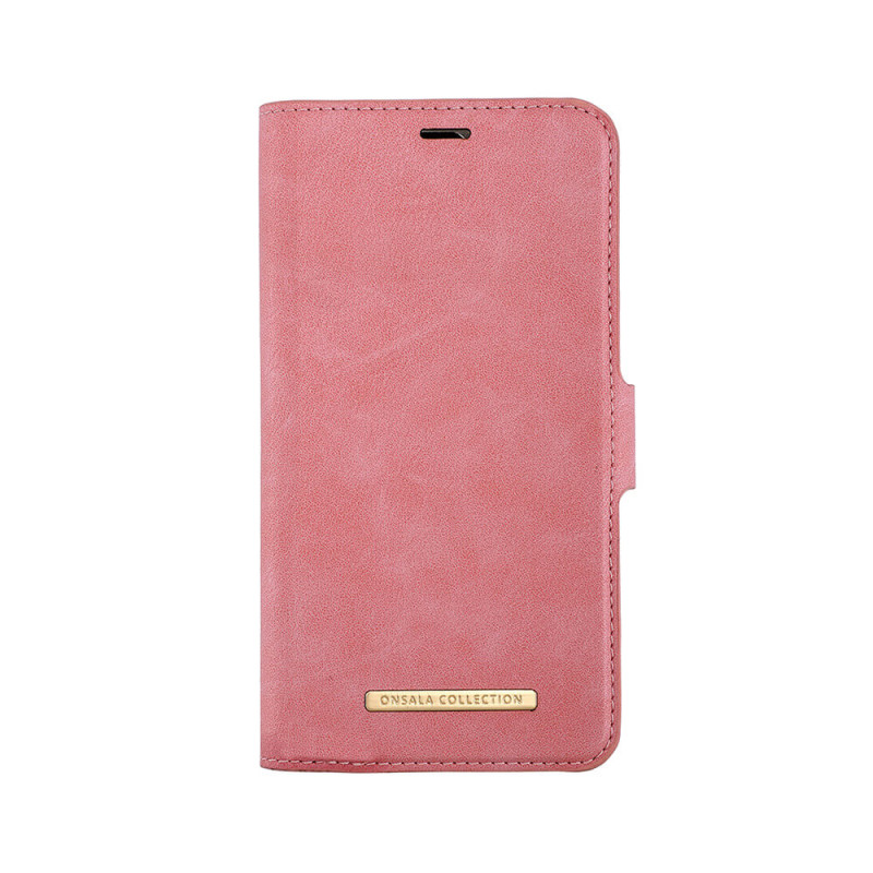 Skal och fodral - Onsala Magnetic Plånboksfodral 2-i-1 till iPhone 11 Dusty Pink