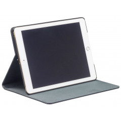 Fodral surfplatta - Läderfodral med ställfunktion till iPad 10.2" (2019/2020) 7th & 8th Gen. Svart