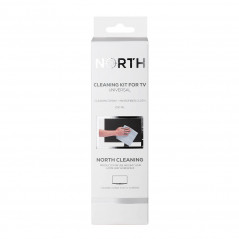 Datorskärm tillbehör - North skärmrengörings-kit för TV/datorskärm 250ml med mikrofiberduk