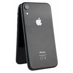 iPhone begagnad - iPhone XR 64GB Black med 1 års garanti (beg med skärm i nyskick)