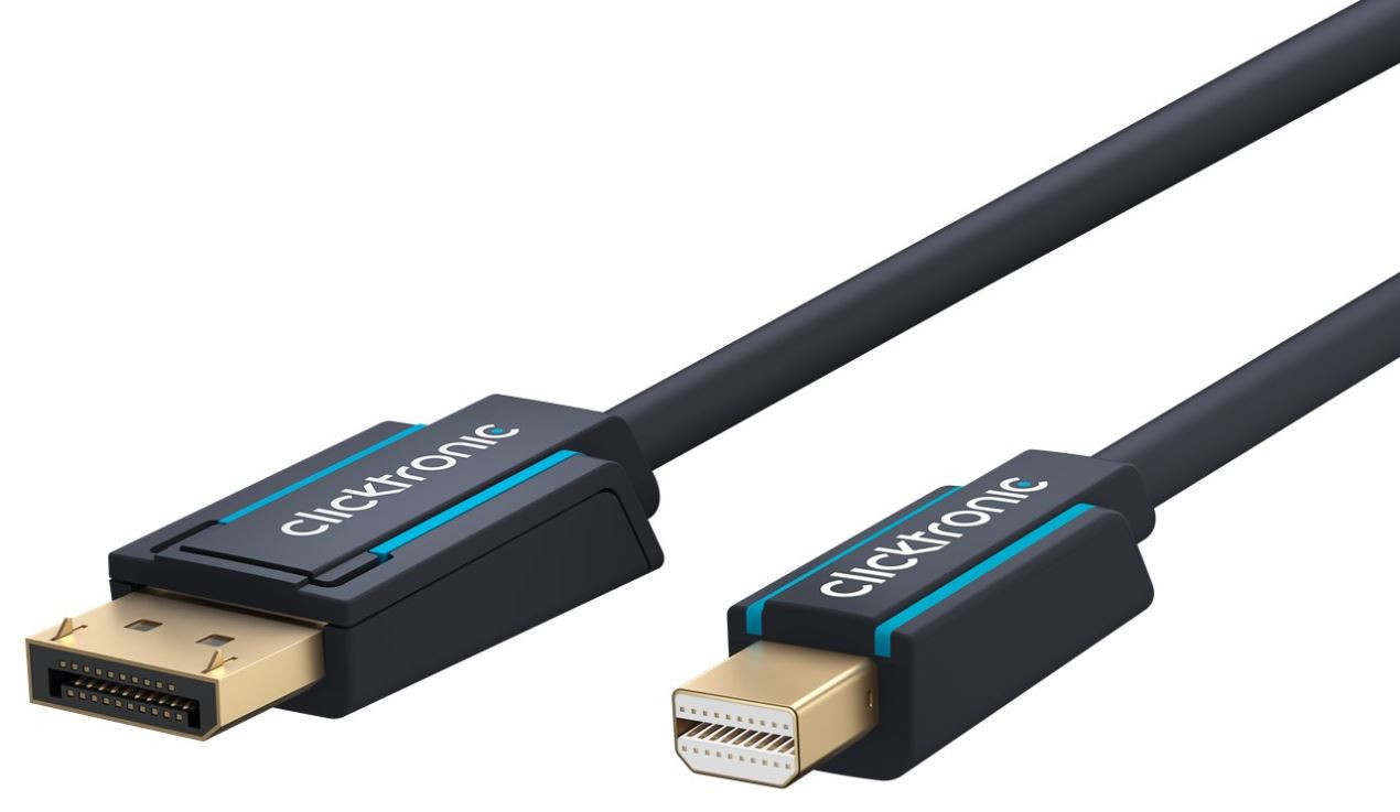 Mini DisplayPort till DisplayPort-kabel 4K @ 60Hz i flera längder (1 meter)