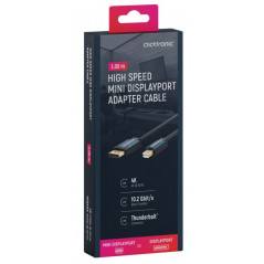 Skärmkabel & skärmadapter - Mini DisplayPort till DisplayPort-kabel 4K @ 60Hz i flera längder
