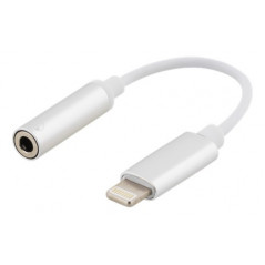 Övriga tillbehör - Epzi Lightning till 3.5mm ljud-adapter