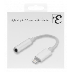 Övriga tillbehör - Epzi Lightning till 3.5mm ljud-adapter