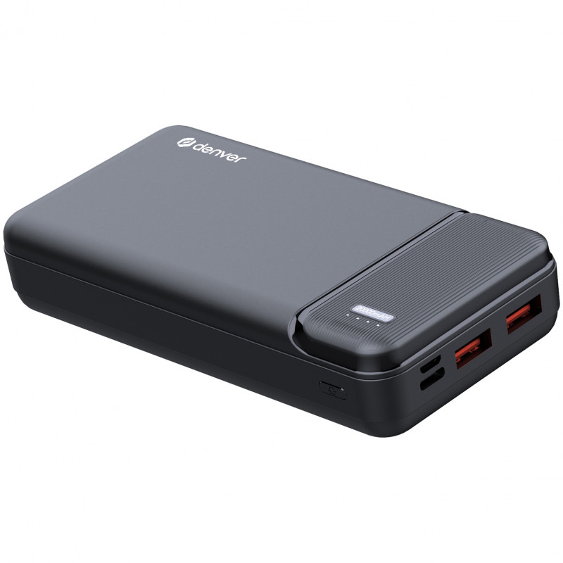 Portabla batterier - Denver PowerBank batteri på 20.000mAh med Quick Charge