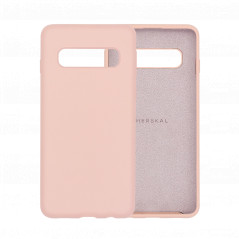 Merskal premium silikonskal till Samsung Galaxy S10 (Pink)