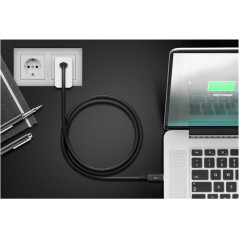 USB-C kabel - USB-C till USB-C Thunderbolt 4 / 3 kabel (USB4 Gen 3x2) 100W 40 Gbps 1M 8K @ 60 Hz
