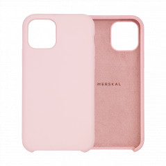 Skal och fodral - Merskal premium silikonskal till iPhone 11 Pro (Pink)