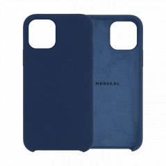 Skal och fodral - Merskal premium silikonskal till iPhone 11 Pro Max (Blue)