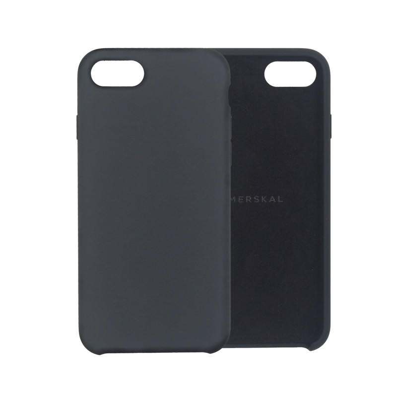 Skal och fodral - Merskal premium silikonskal till iPhone 7/8/SE2/SE3 (Gray)
