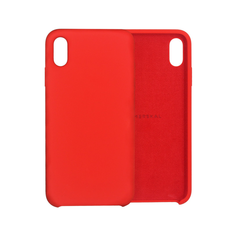 Skal och Fodral - Merskal premium silikonskal till iPhone Xr (Red)