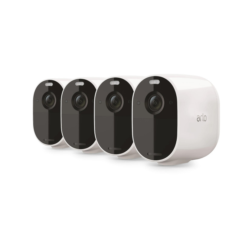 Digital videokamera - Arlo Essential Spotlight 4-pack övervakningskameror med strålkastare (fyndvara)