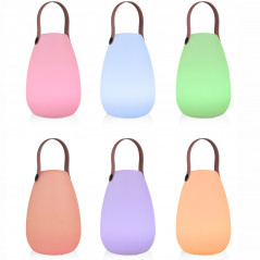 LED-lampa - Smartwares uppladdningsbar utomhuslykta med LED i flera färger