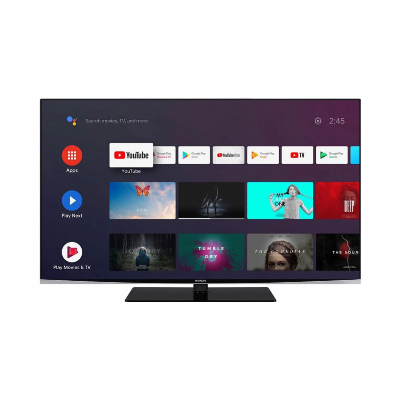 TV-apparater - Hitachi 55-tums Smart-TV UHD 4K med Android (fyndvara)