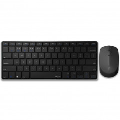 Trådlösa tangentbord - Rapoo 9000M trådlöst tangentbord och mus (bluetooth + USB)