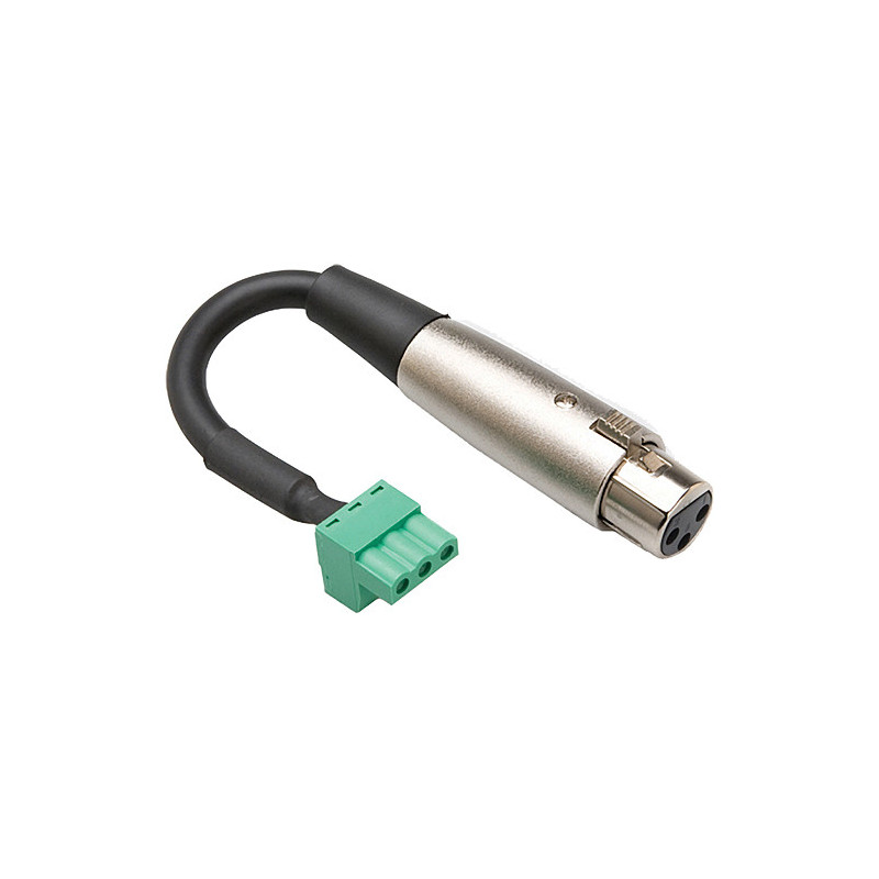 Ljudkabel & ljudadapter - XLR 3-pin hona till Phoenix 3-pol adapter ljud