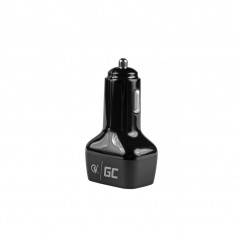 Laddare och kablar - GreenCell billaddare med USB-C och USB-A kontakt 48W (30W PD QC 3.0)
